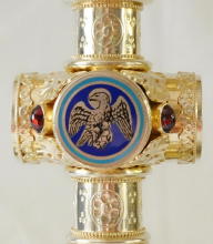 Ornate French antique solid silver gilt Gothic Chapel Set